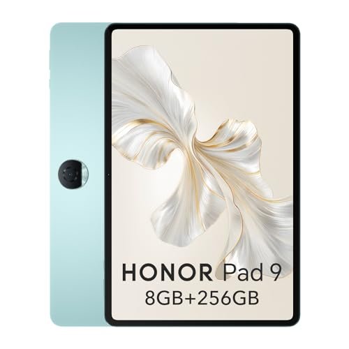 Tableta HONOR Pad 9 8GB 256GB, pantalla Fullview de 12,1 pulgadas, 120 Hz, 2,5 K, Snapdragon 6 Gen 1, 8 altavoces, carcasa de metal, Android 13, Google Service WIFI Tablet, verde