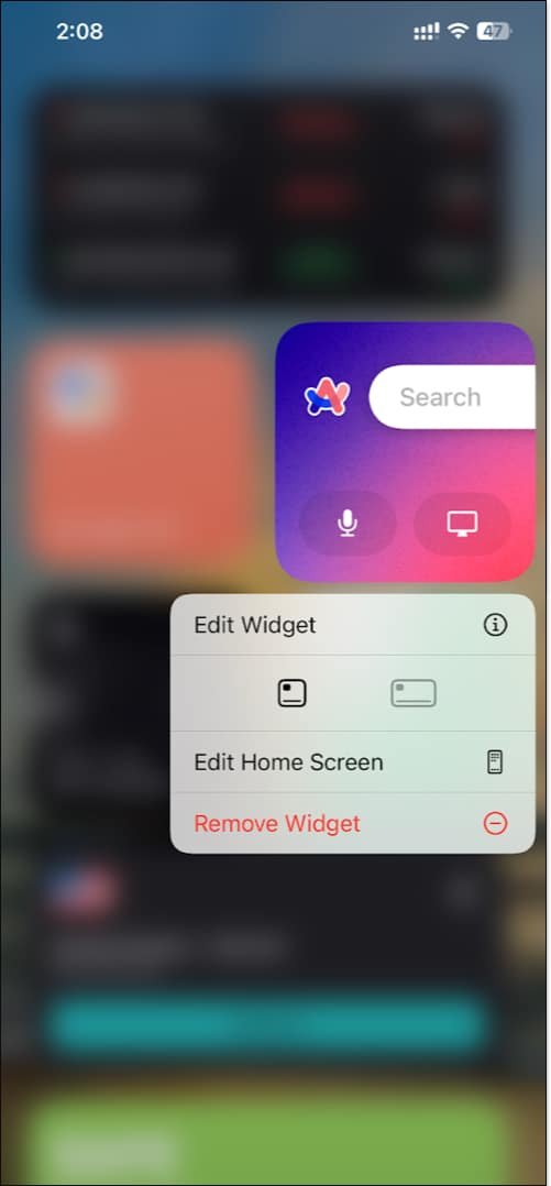 Cómo editar widgets en la vista Hoy en iPhone