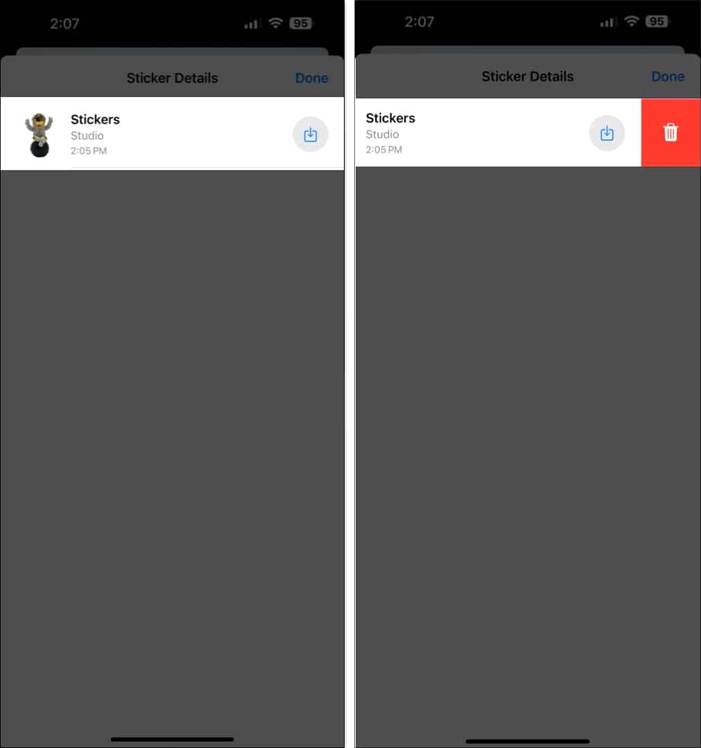 Cómo eliminar un sticker de Tapback en un mensaje en la aplicación Mensajes de iPhone