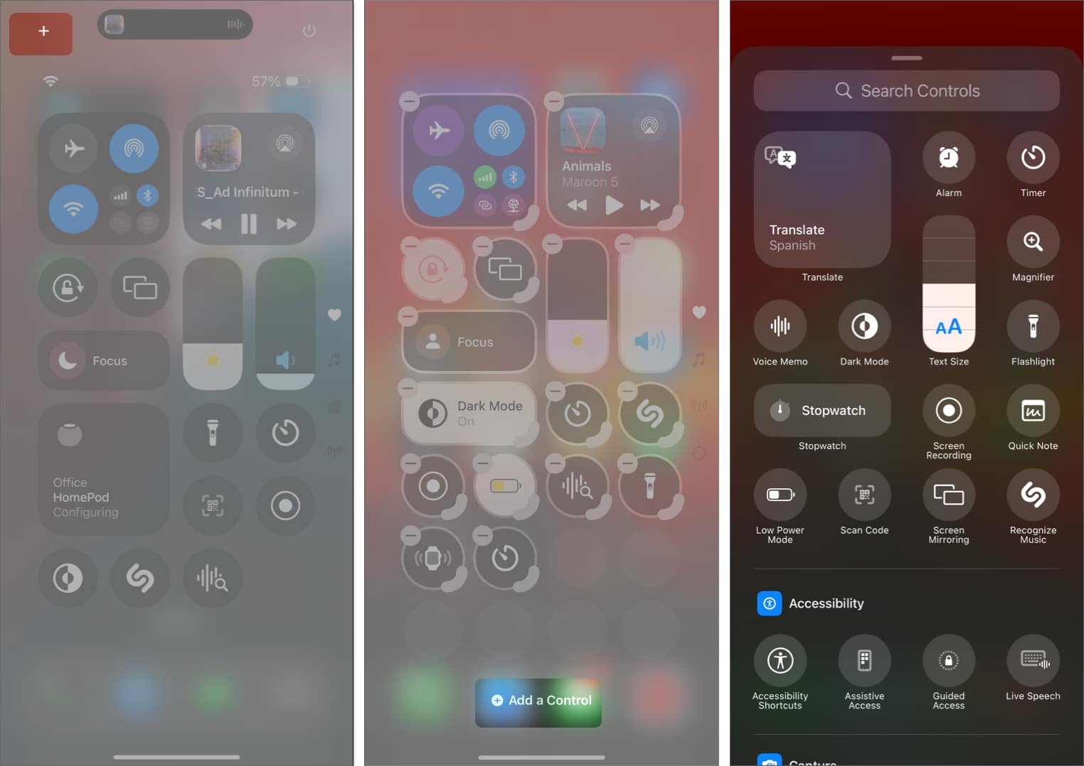 Agregue un nuevo control al Centro de control en iOS 18