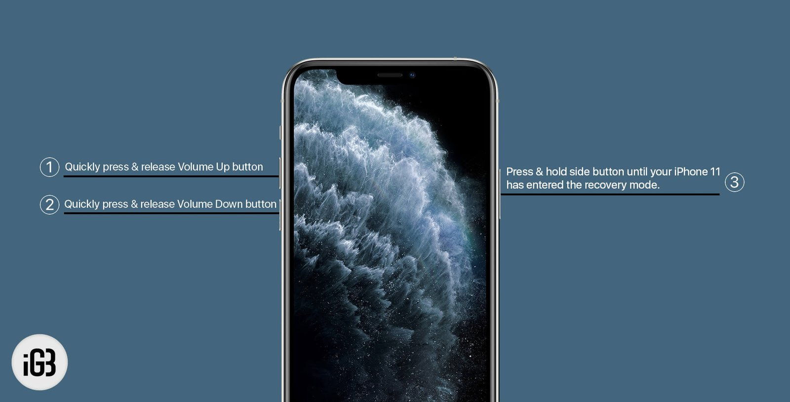 Entrar al modo recuperación en iPhone 11 Pro Max 11 Pro y iPhone 11
