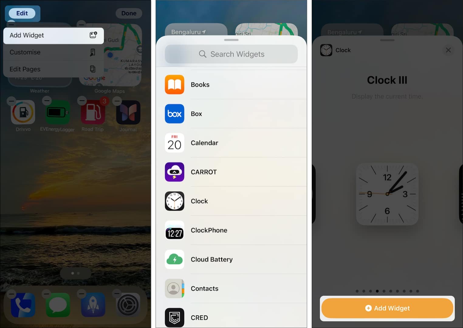 Cómo añadir un widget a la pantalla de inicio del iPhone