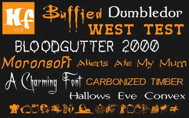 Halloween Fonts Free Commercial Use Holiday Fonts