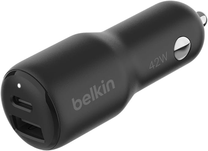 Cómo cargar tu iPhone 16 en tu coche Un cargador de coche Belkin para un iPhone