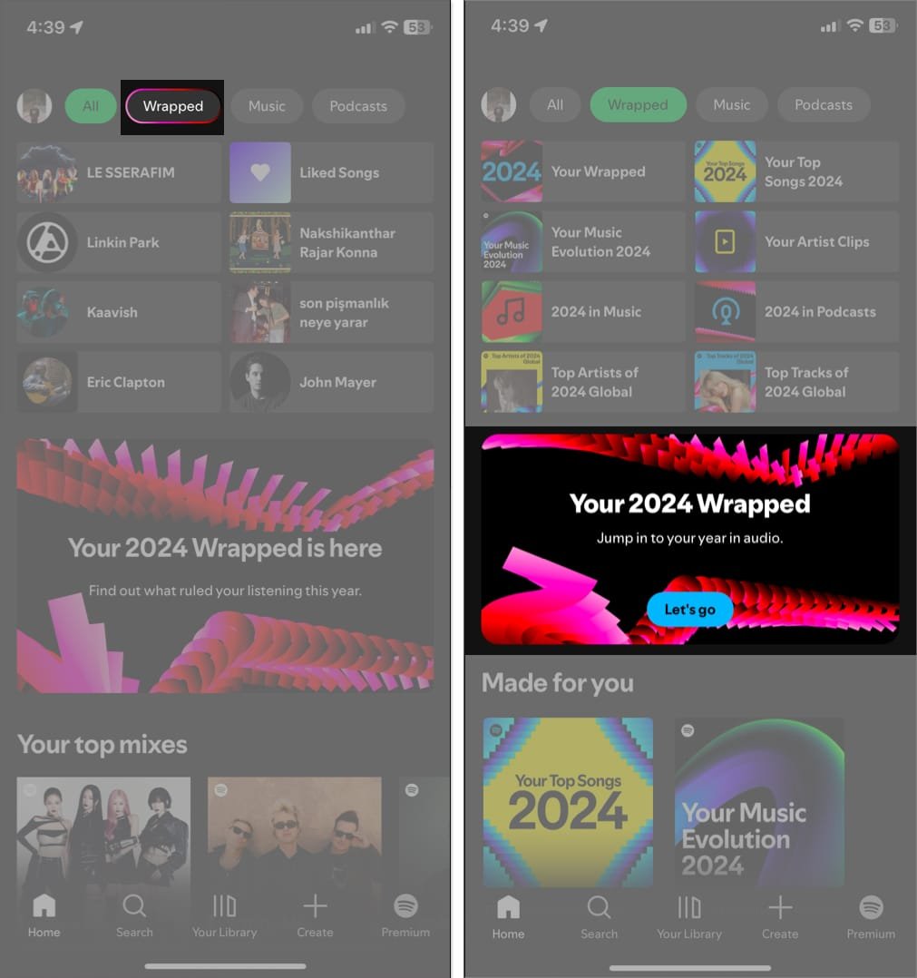 Cartel Spotify Wrapped 2024 en Spotify