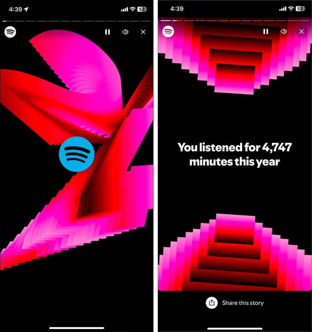 Carrete de lo más destacado de Spotify Wrapped 2024