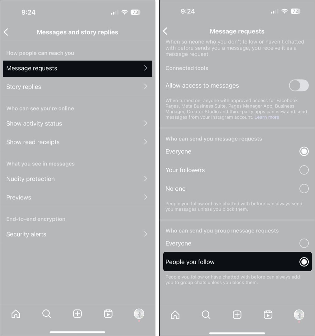 Restringir a los usuarios desconocidos para que lo agregue a un chat grupal